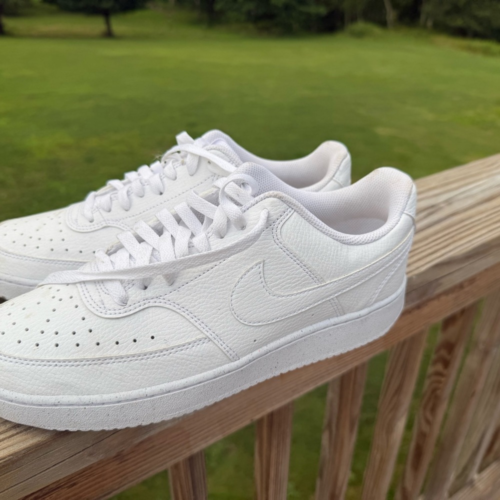 Nike White Mesh Sneakers